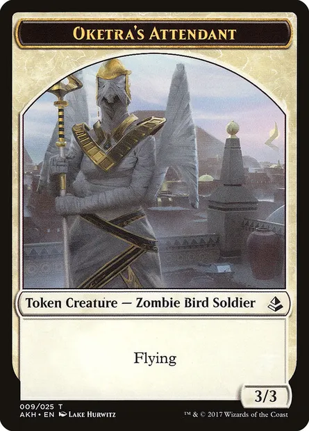 Suivante d'Oketra, carte Magic TAKH 9 — extension Amonkhet Tokens