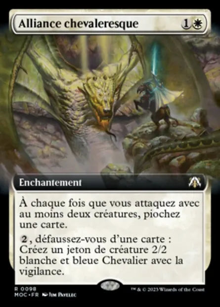 Alliance chevaleresque, carte Magic MOC 98 — extension March of the Machine Commander