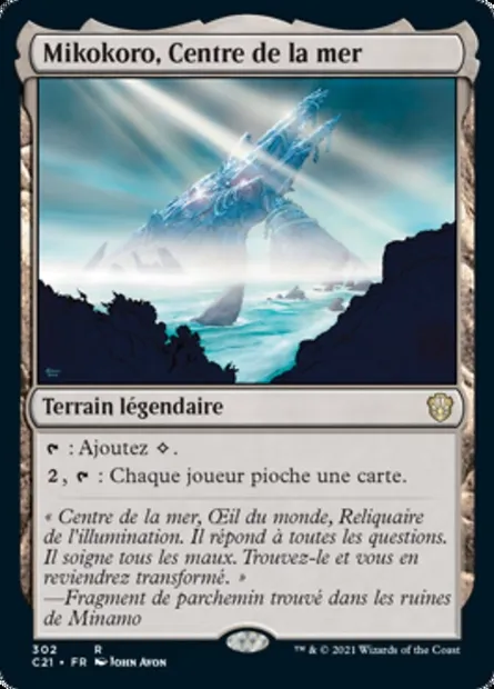 Mikokoro, Centre de la mer, carte Magic C21 302 — extension Commander 2021