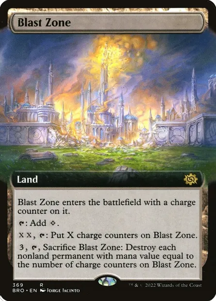 Blast Zone, Magic card BRO 369 — The Brothers' War set