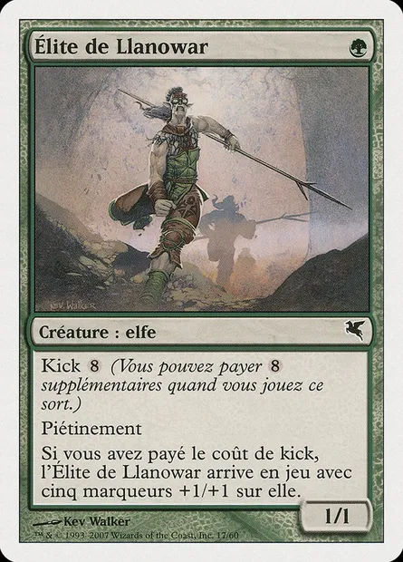 Llanowar Elite, Magic card PSAL B17 — Salvat 2005 set