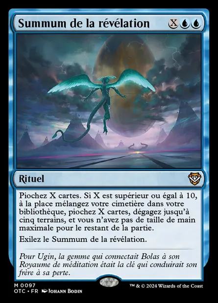 Summum de la révélation, carte Magic OTC 97 — extension Outlaws of Thunder Junction Commander