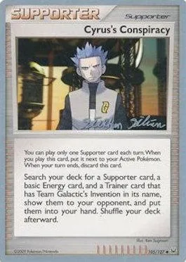 Le complot d'Hélio, carte Pokémon WCD09 105-2 — extension World Championship Decks 2009
