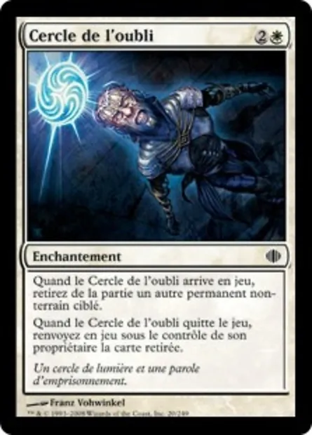 Cercle de l'oubli, carte Magic ALA 20 — extension Les éclats d'Alara