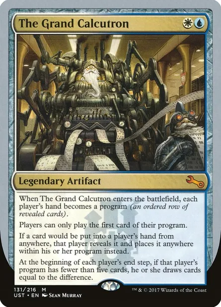 The Grand Calcutron, carte Magic UST 131 — extension Unstable