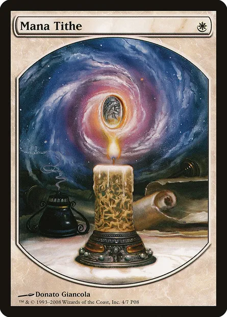 Mana Tithe, Magic card P08 4 — Magic Player Rewards 2008 set