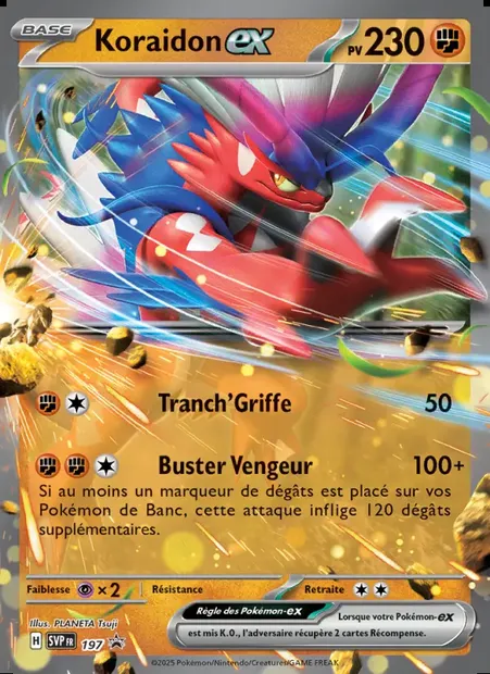 Koraidon-ex, carte Pokémon PR-SV 197 — extension SVP Black Star Promos