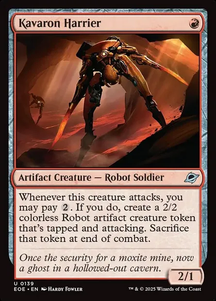 Kavaron Harrier, Magic card EOE 139 — Edge of Eternities set