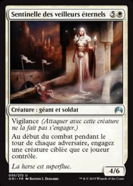Sentinelle des veilleurs éternels, carte Magic ORI 30 — extension Magic Origines