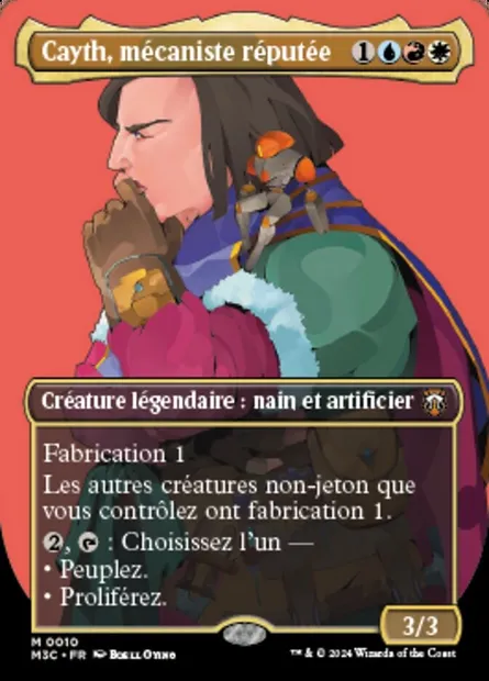 Cayth, mécaniste réputée, carte Magic M3C 10 — extension Modern Horizons 3 Commander