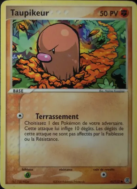 Taupikeur, carte Pokémon RG 61 — extension EX Rouge Feu & Vert Feuille