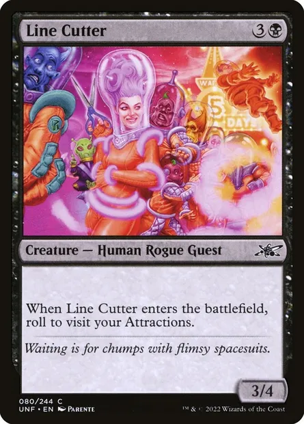 Line Cutter, carte Magic UNF 80 — extension Unfinity