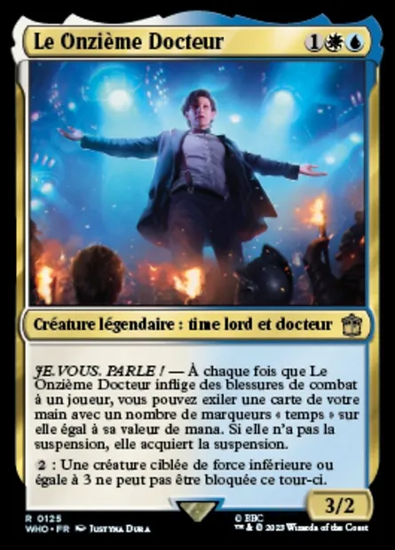 Le Onzième Docteur, carte Magic WHO 125 — extension Doctor Who