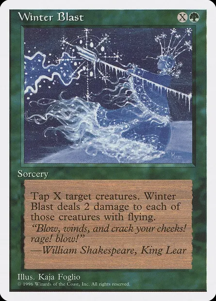 Winter Blast, Magic card ITP 47 — Introductory Two-Player Set set