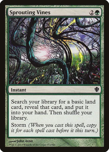 Sprouting Vines, Magic card C13 173 — Commander 2013 set