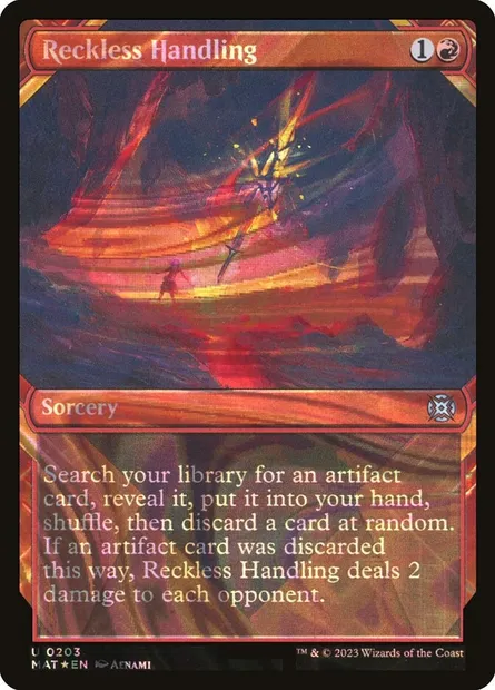 Utilisation téméraire, carte Magic MAT 203 — extension L'invasion des machines : le jour d'après