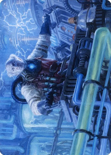 Ludevic, Necrogenius // Ludevic, Necrogenius, Magic card AMID 65 — Midnight Hunt Art Series set