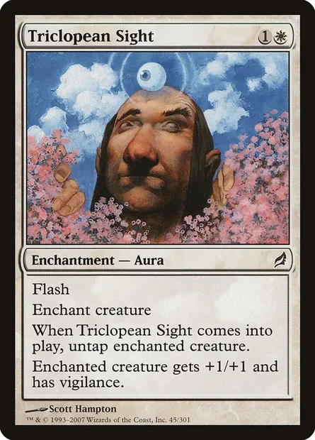 Triclopean Sight, Magic card LRW 45 — Lorwyn set