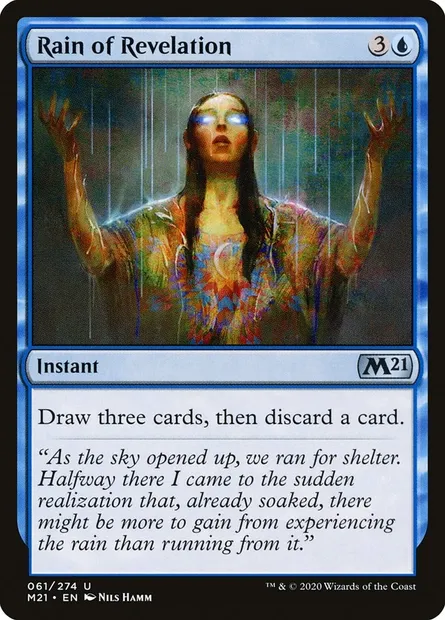 Rain of Revelation, Magic card M21 61 — Core Set 2021 set