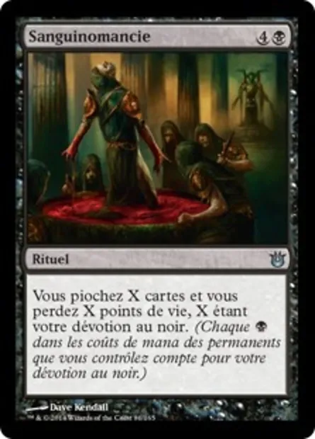 Sanguinomancie, carte Magic BNG 81 — extension Créations divines