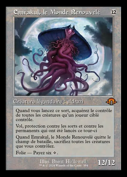 Emrakul, le Monde Renouvelé, carte Magic MH3 384 — extension Modern Horizons 3