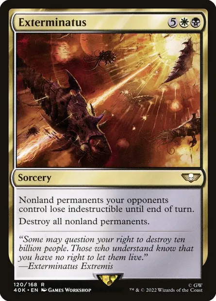 Exterminatus, Magic card 40K 120 — Warhammer 40,000 Commander set