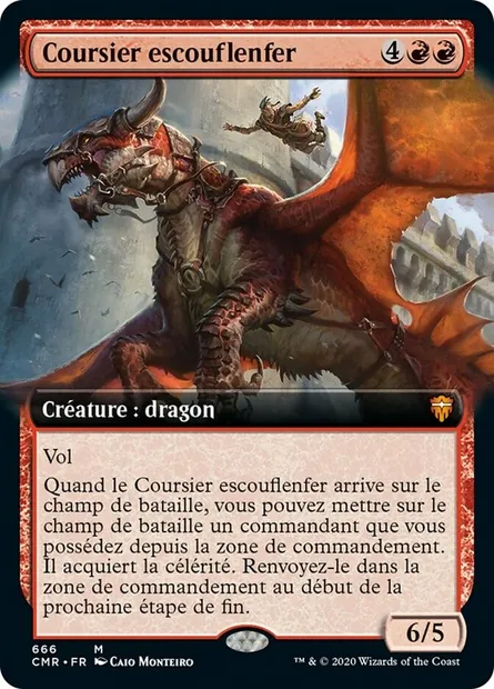 Coursier escouflenfer, carte Magic CMR 666 — extension Commander Legends