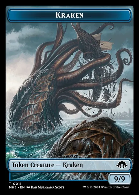 Kraken, Magic card TMH3 11 — Modern Horizons 3 Tokens set