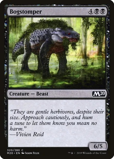 Bogstomper, Magic card M20 320 — Core Set 2020 set