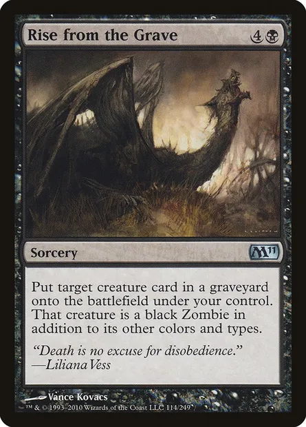Rise from the Grave, Magic card M11 114 — Magic 2011 set