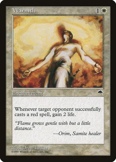 Warmth, Magic card TMP 51 — Tempest set