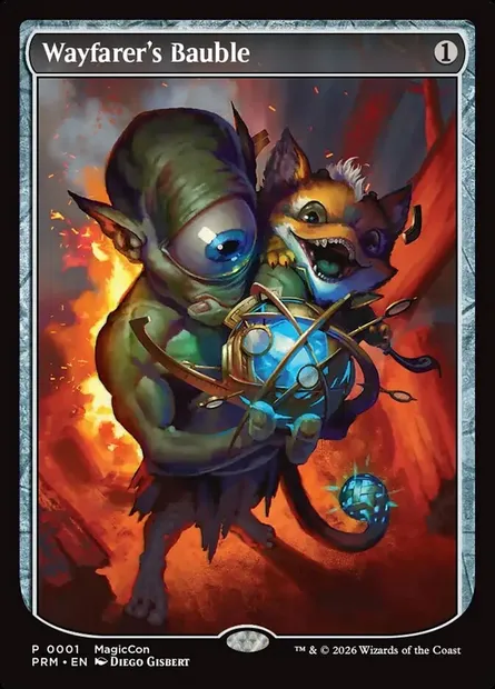 Babiole du voyageur, carte Magic PF26 1F — extension MagicFest 2026