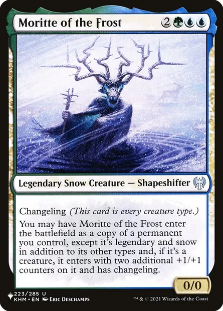 Moritte des Frimas, carte Magic PLST KHM-223 — extension The List