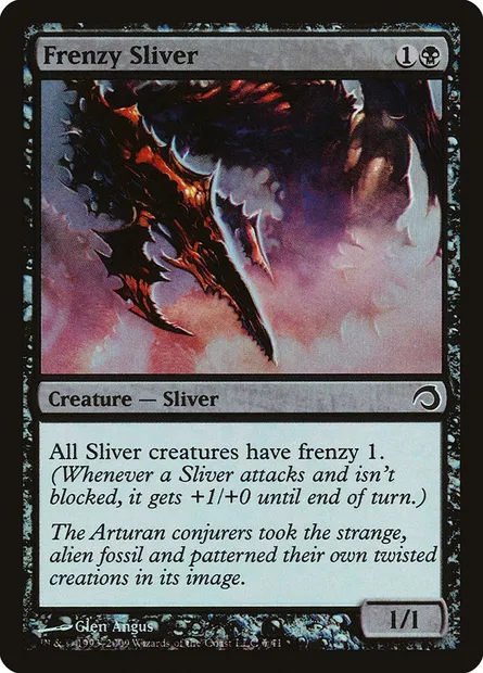 Frenzy Sliver, Magic card H09 6 — Premium Deck Series: Slivers set