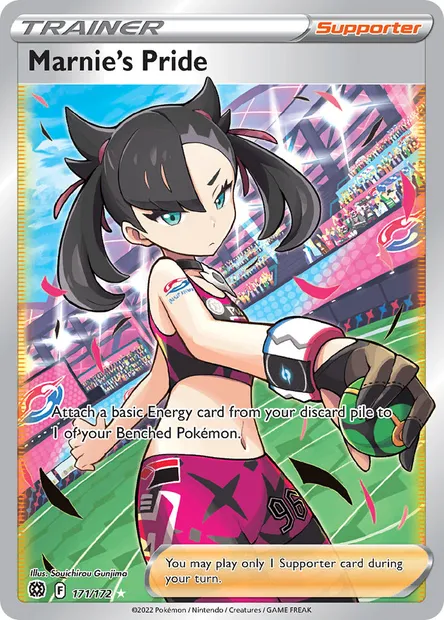 Marnie's Pride, Pokémon card BRS 171 — Brilliant Stars set
