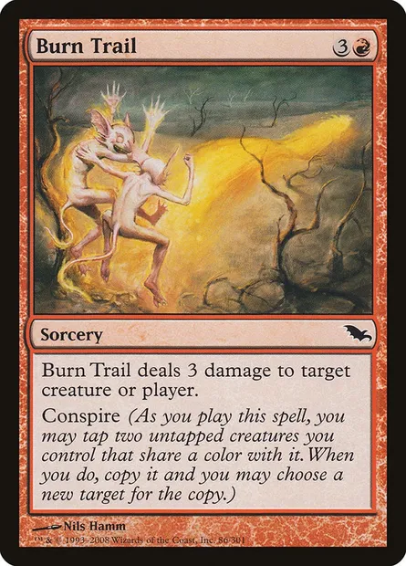 Burn Trail, Magic card SHM 86 — Shadowmoor set