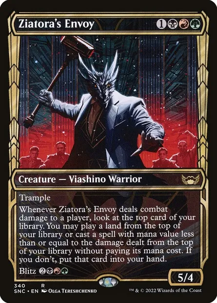 Ziatora's Envoy, Magic card SNC 340 — Streets of New Capenna set