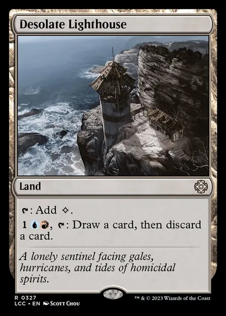 Desolate Lighthouse, Magic card LCC 327 — The Lost Caverns of Ixalan Commander set