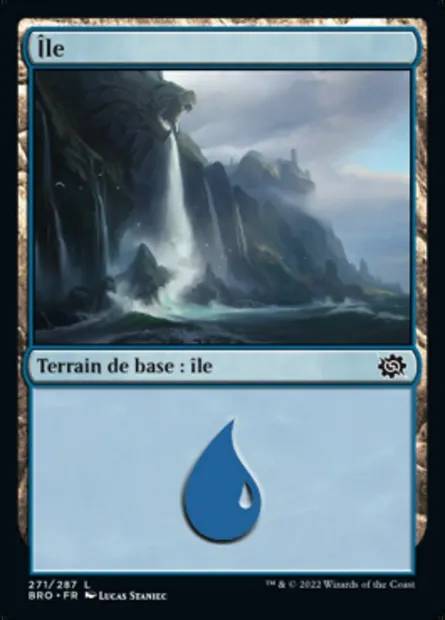 Île, carte Magic BRO 271 — extension La Guerre Fratricide