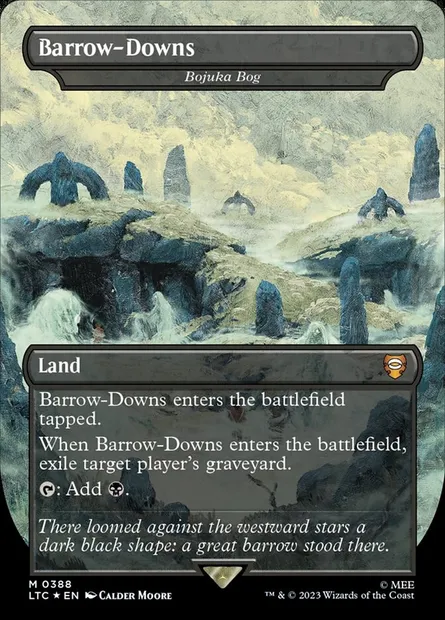 Marécage de Bojuka, carte Magic LTC 388 — extension Tales of Middle-earth Commander