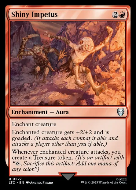 Shiny Impetus, Magic card LTC 227 — Tales of Middle-earth Commander set