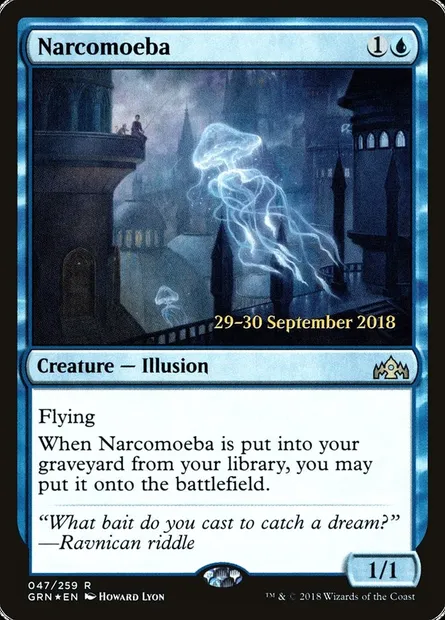 Narcomoeba, Magic card PGRN 47s — Guilds of Ravnica Promos set