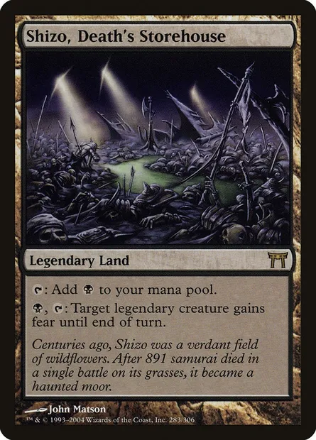 Shizo, Death's Storehouse, Magic card CHK 283 — Champions of Kamigawa set