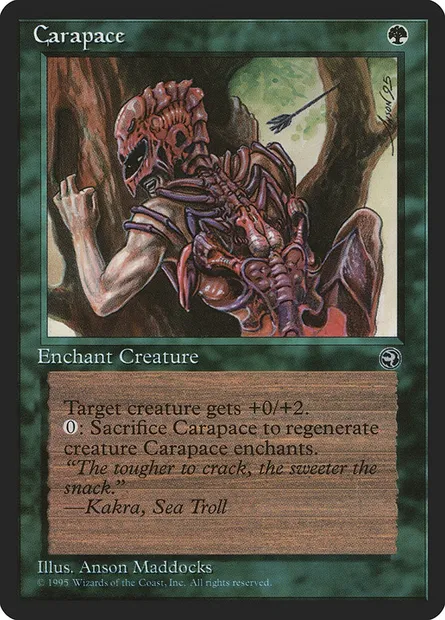 Carapace, carte Magic HML 84a — extension Terres Natales