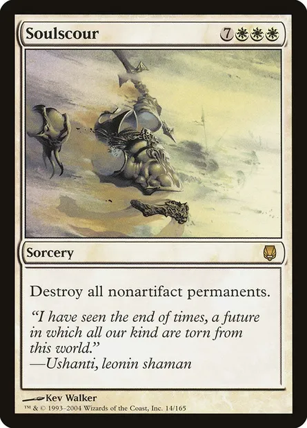 Soulscour, Magic card DST 14 — Darksteel set
