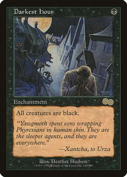 Darkest Hour, Magic card USG 128 — Urza's Saga set