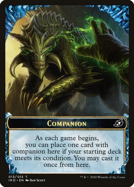 Companion, carte Magic TIKO 13 — extension Ikoria: Lair of Behemoths Tokens