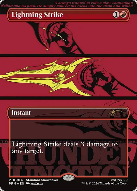Lightning Strike, Magic card PCBB 4 — Cowboy Bebop set