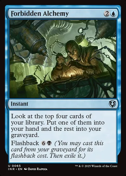 Alchimie interdite, carte Magic INR 65 — extension Innistrad Remastered