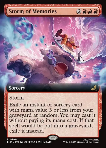 Storm of Memories, Magic card TLE 199 — Avatar: The Last Airbender Eternal set
